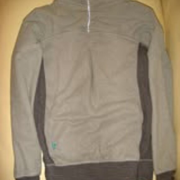 Ivivva Girl by Lululemon 🍋 Shiver Stopper Sherpa grey pullover size 8 - Picture 5 of 5